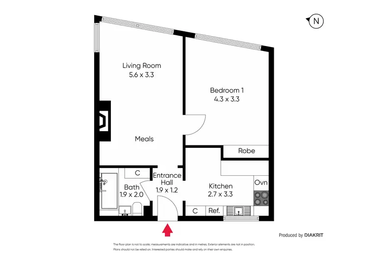 Floorplan of Homely apartment listing, 27/53 Balaclava Road, St Kilda East VIC 3183