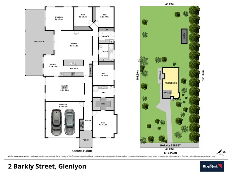 Floorplan of Homely house listing, 2 Barkly Street, Glenlyon VIC 3461