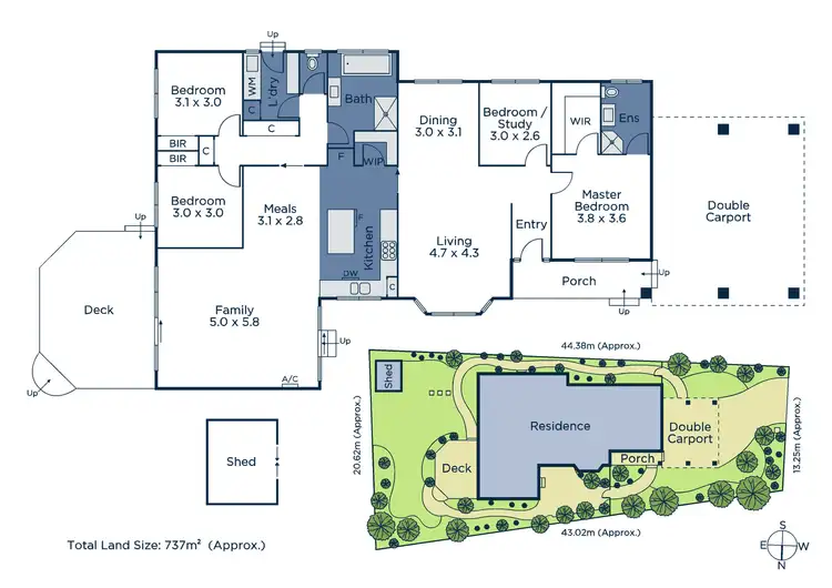 Floorplan of Homely house listing, 10 Devira Court, Rowville VIC 3178