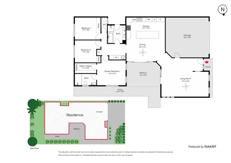 Floorplan of Homely house listing, 6 Daybreak Street, Epping VIC 3076