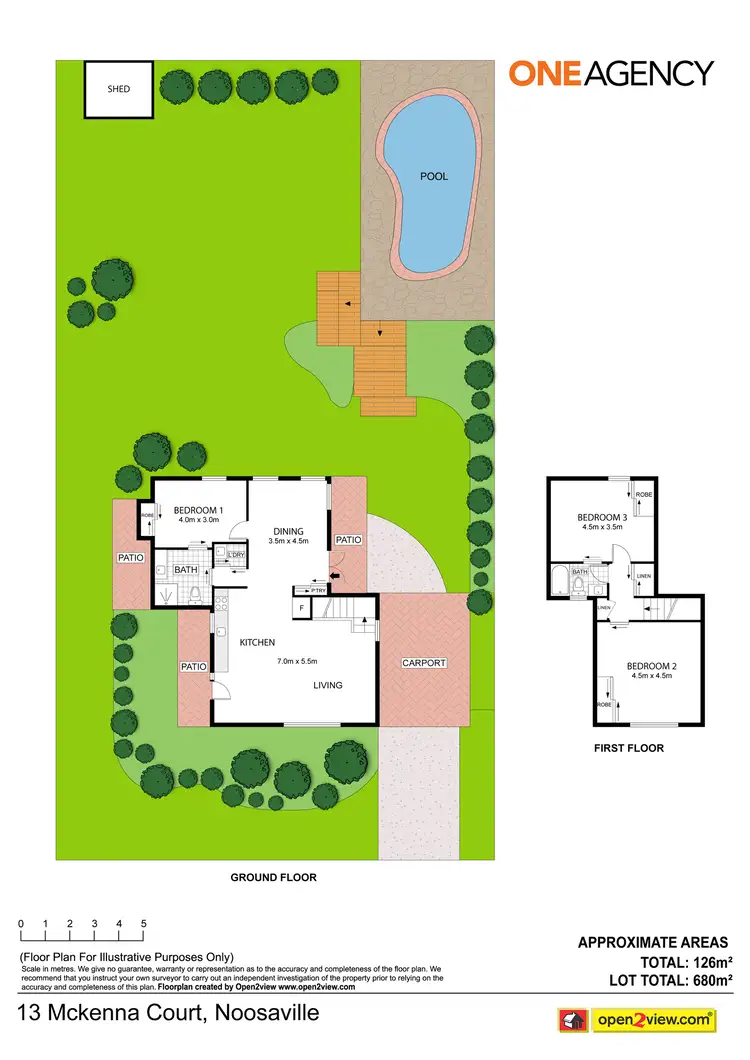 Floorplan of Homely house listing, 13 McKenna Court, Noosaville QLD 4566