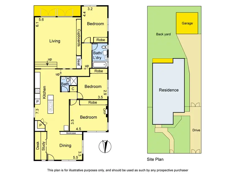 Floorplan of Homely house listing, 3 Dennis Street, Heidelberg Heights VIC 3081