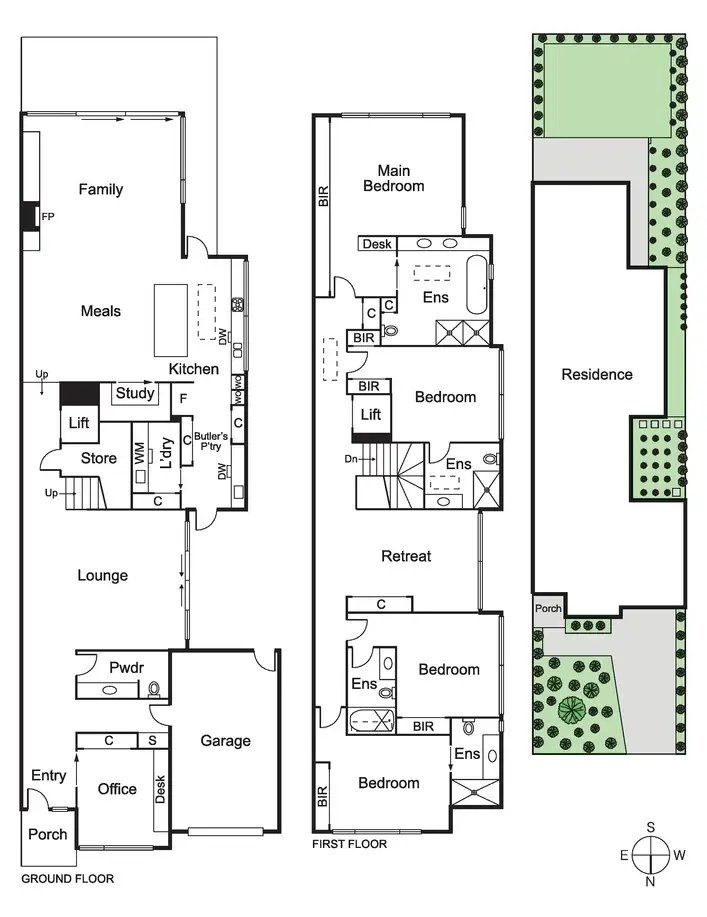 Floorplan of Homely townhouse listing, 23a Trevascus Street, Caulfield South VIC 3162