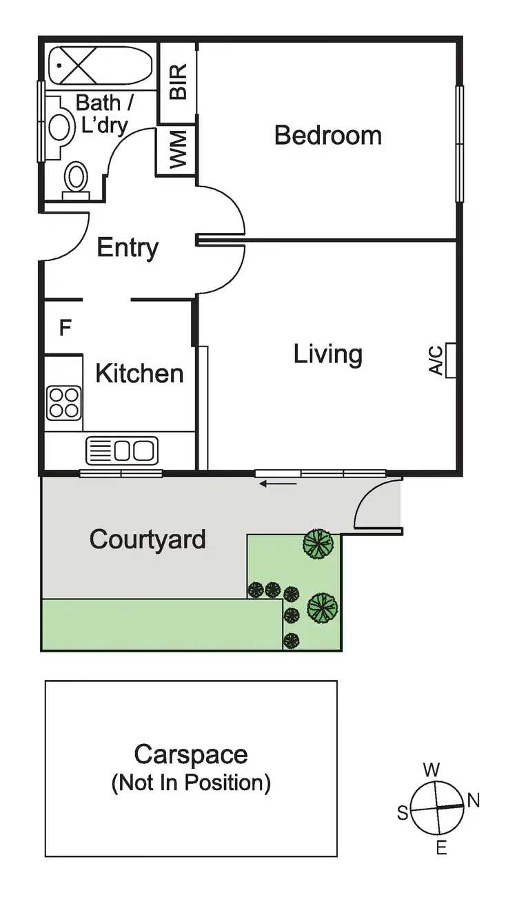Floorplan of Homely apartment listing, 1/7 Ravens Grove, St Kilda East VIC 3183