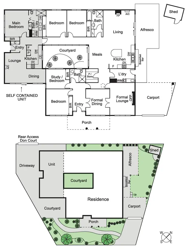 Floorplan of Homely house listing, 5 Crompton Court, Caulfield South VIC 3162