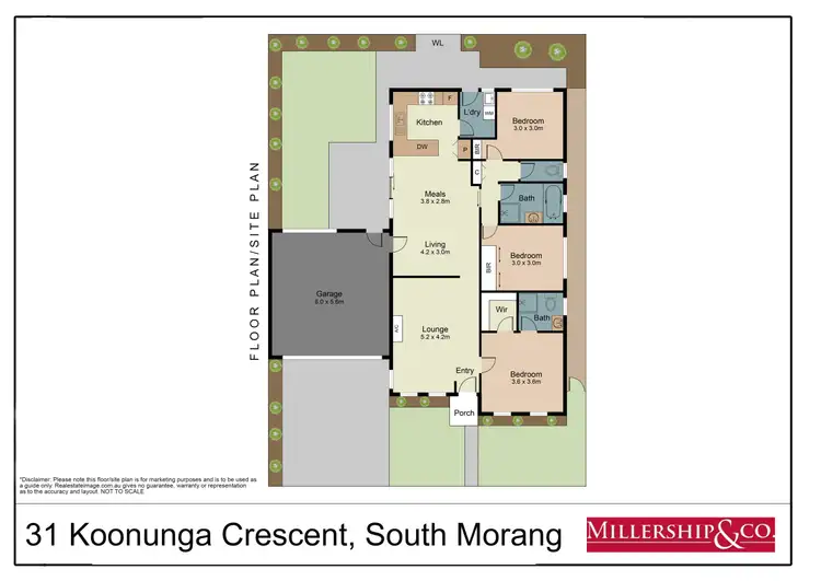 Floorplan of Homely house listing, 31 Koonunga Crescent, South Morang VIC 3752