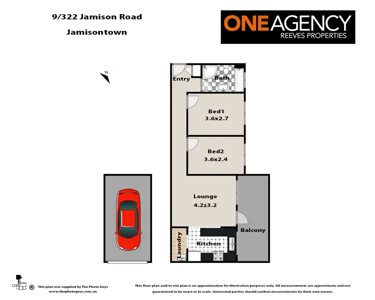 Floorplan of Homely unit listing, 9/322 Jamison Road, Jamisontown NSW 2750