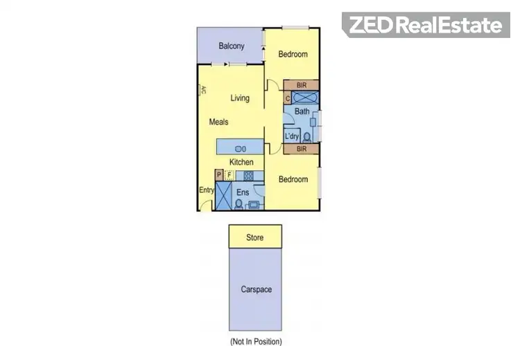 Floorplan of Homely apartment listing, 22/17 Robe Street, St Kilda VIC 3182