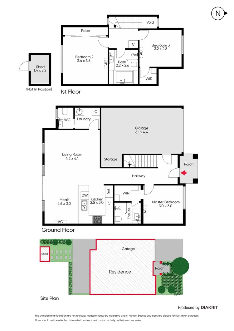 Floorplan of Homely townhouse listing, 1/28 Charles Street, Cheltenham VIC 3192