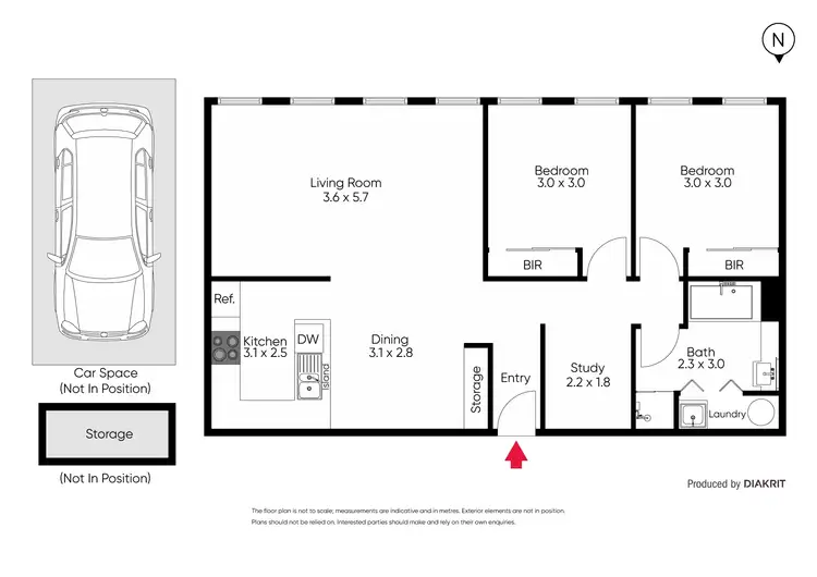 Floorplan of Homely apartment listing, 509/221 Sturt Street, Southbank VIC 3006