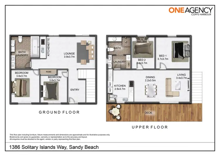Floorplan of Homely house listing, 1386 Solitary Islands Way, Sandy Beach NSW 2456