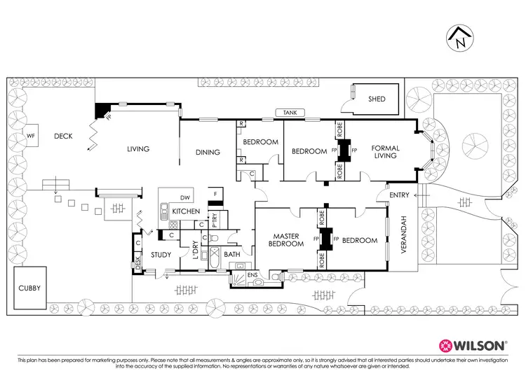 Floorplan of Homely house listing, 17 Curral Road, Elsternwick VIC 3185
