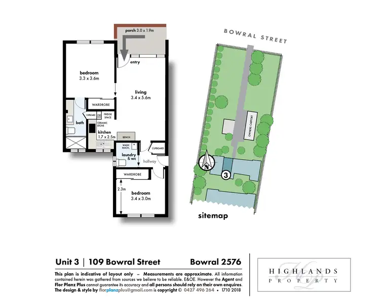 Floorplan of Homely unit listing, 3/109 Bowral Street, Bowral NSW 2576