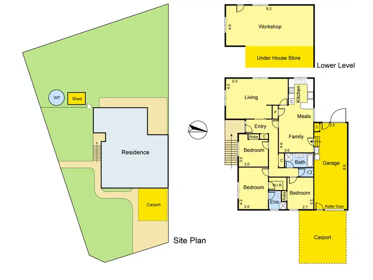 Floorplan of Homely house listing, 1 Patonga Place, Greensborough VIC 3088