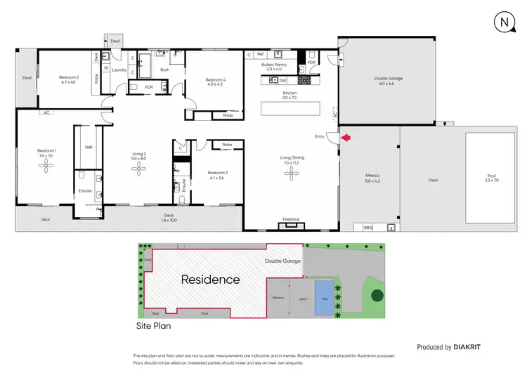 Floorplan of Homely house listing, 59 Revell Street, Blairgowrie VIC 3942