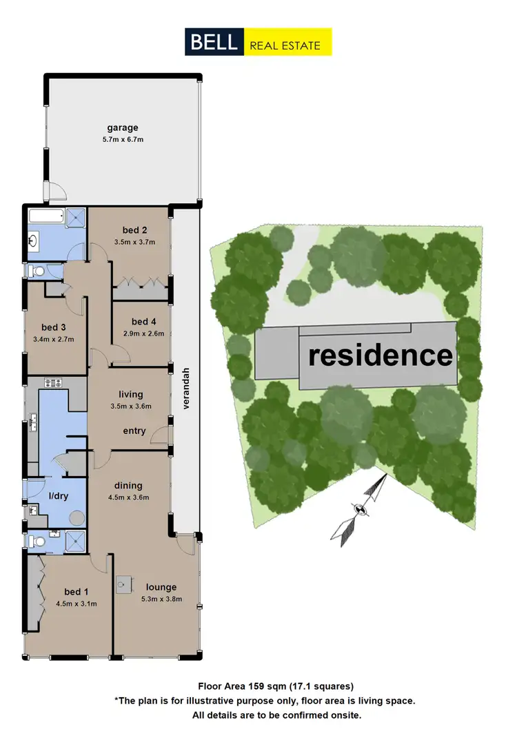 Floorplan of Homely house listing, 7 Bonza View, Kalorama VIC 3766