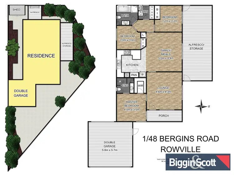 Floorplan of Homely house listing, 48 Bergins Road, Rowville VIC 3178