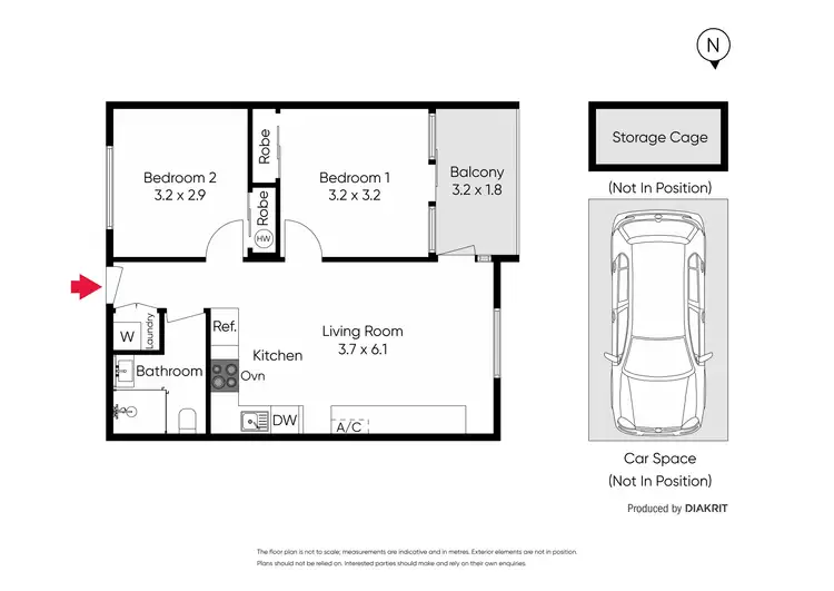 Floorplan of Homely apartment listing, 102/2 Cedar Street, Caulfield South VIC 3162