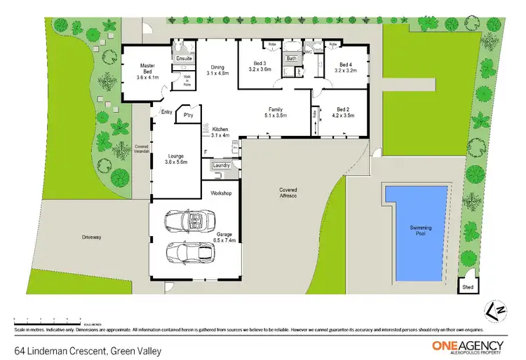 Floorplan of Homely house listing, 64 Lindeman Crescent, Green Valley NSW 2168