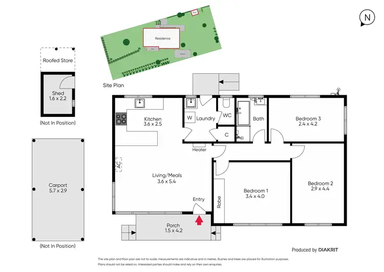 Floorplan of Homely house listing, 78 Elwers Road, Rosebud VIC 3939
