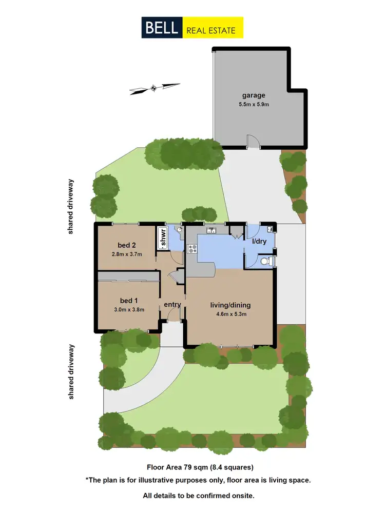 Floorplan of Homely unit listing, 2B Grieve Street, Bayswater VIC 3153