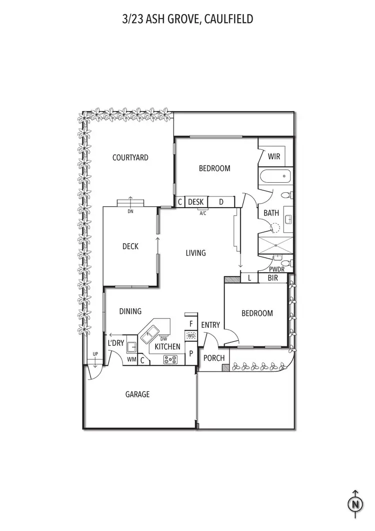 Floorplan of Homely unit listing, 3/23 Ash Grove, Caulfield VIC 3162