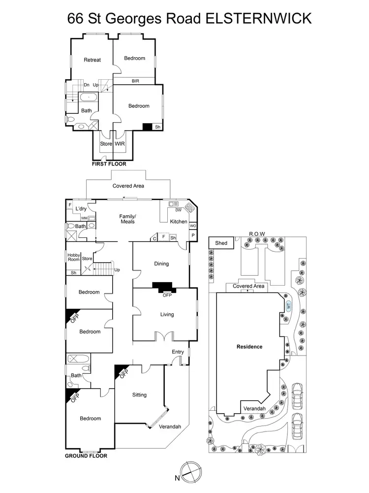 Floorplan of Homely house listing, 66 St Georges Road, Elsternwick VIC 3185