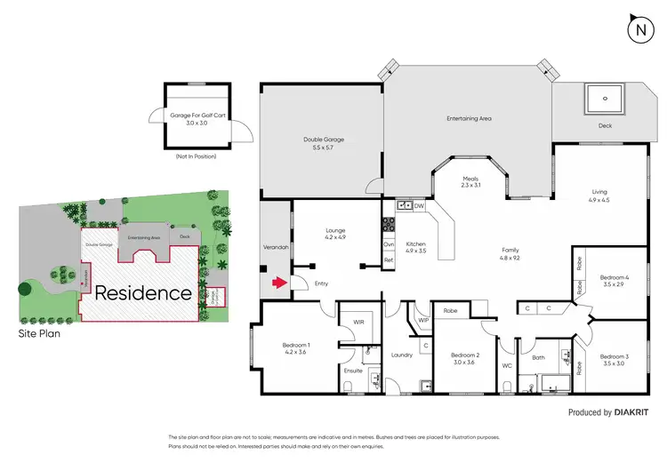 Floorplan of Homely house listing, 14 Fairway Circle, Safety Beach VIC 3936