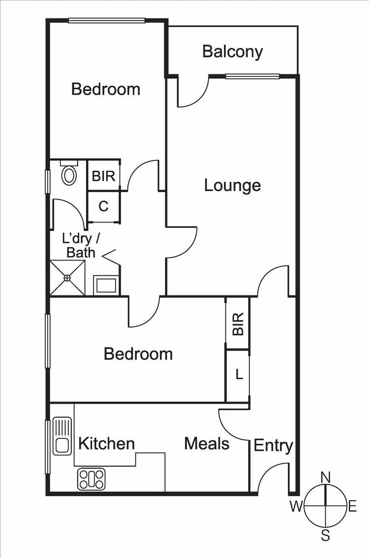 Floorplan of Homely apartment listing, 5/8 Rosstown Road, Carnegie VIC 3163