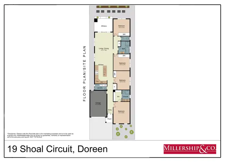 Floorplan of Homely house listing, 19 Shoal Circuit, Doreen VIC 3754