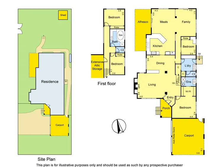 Floorplan of Homely house listing, 47 Sunrise Drive, Greensborough VIC 3088