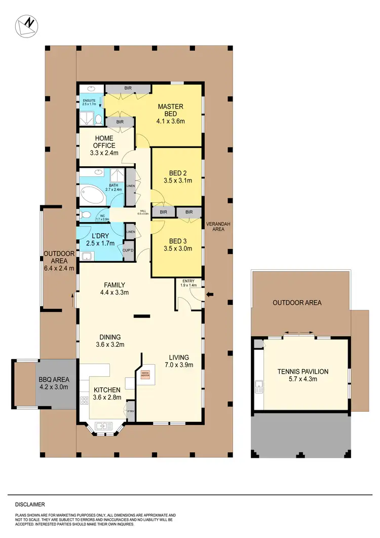 Floorplan of Homely house listing, 3 Charles Scorer Court, Magpie VIC 3352