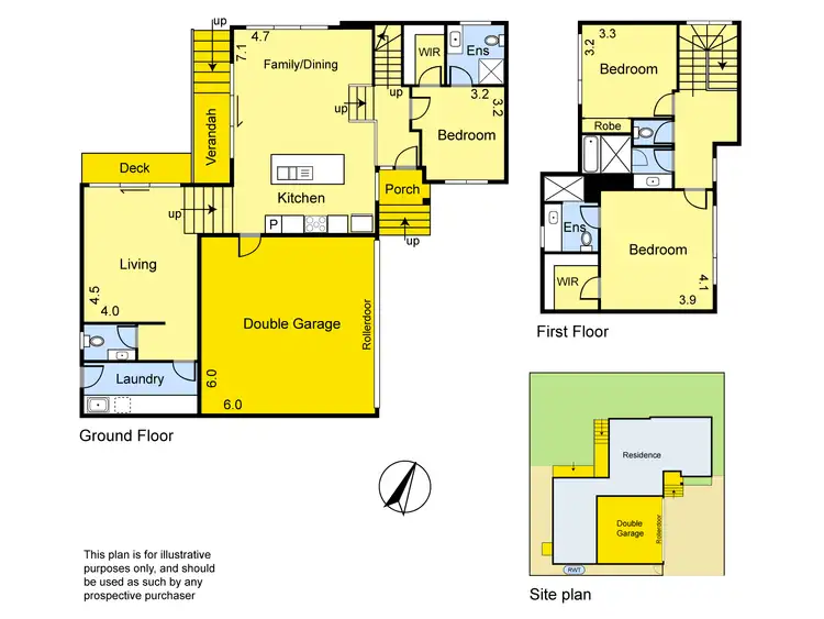 Floorplan of Homely townhouse listing, 2/3 Ridge Road, Greensborough VIC 3088