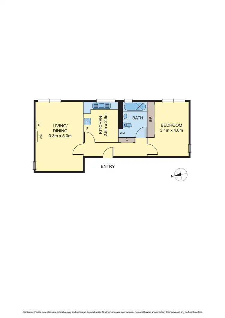 Floorplan of Homely apartment listing, 1/17 Glenview Avenue, Malvern VIC 3144