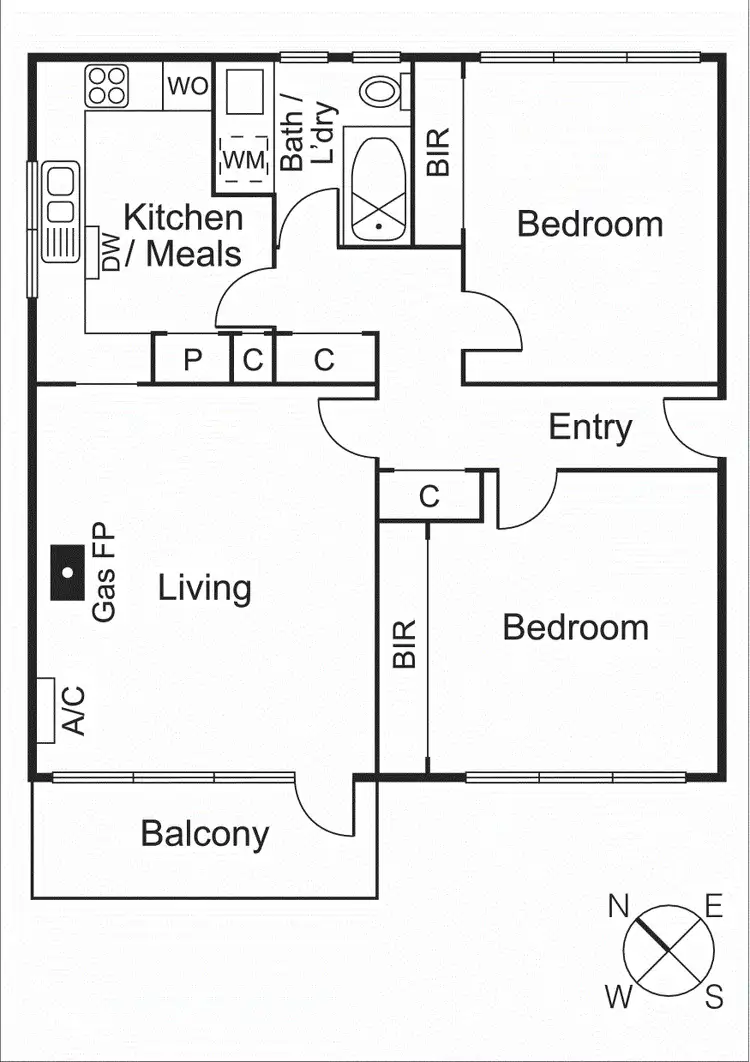 Floorplan of Homely apartment listing, 1/26a Acland Street, St Kilda VIC 3182