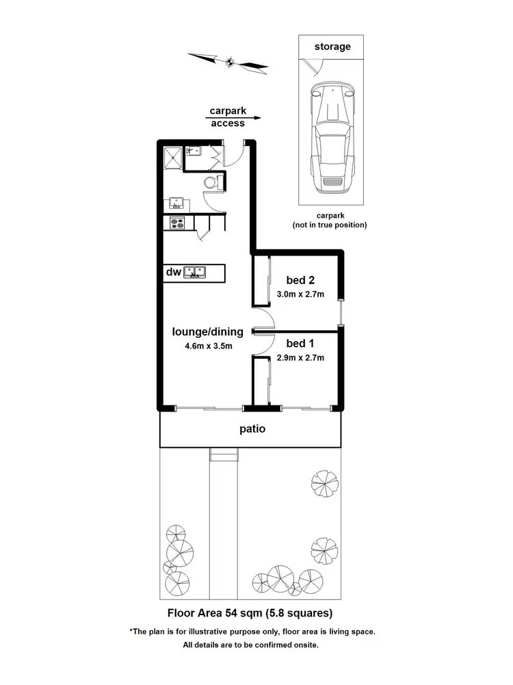 Floorplan of Homely apartment listing, G14/9 Mountain Gate Drive, Ferntree Gully VIC 3156
