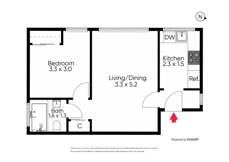 Floorplan of Homely apartment listing, 11/1 Celeste Court, St Kilda East VIC 3183