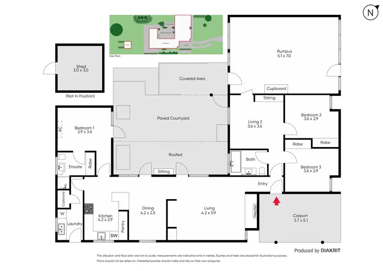 Floorplan of Homely house listing, 39 Bilbul Avenue, Rosebud VIC 3939
