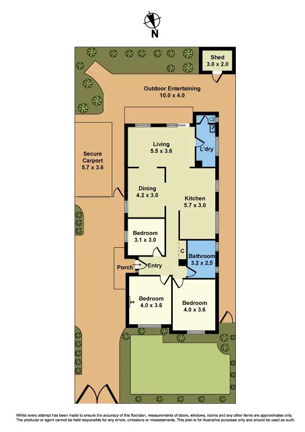 Floorplan of Homely house listing, 105 North Road, Newport VIC 3015