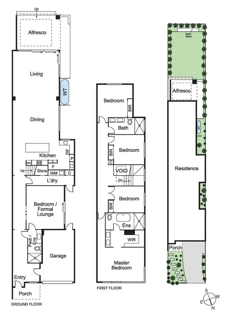 Floorplan of Homely townhouse listing, 3b Aileen Avenue, Caulfield South VIC 3162
