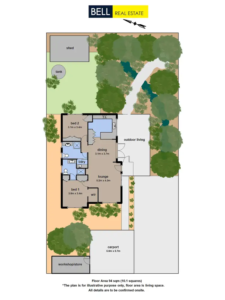 Floorplan of Homely unit listing, 2/24 Francis Crescent, Ferntree Gully VIC 3156