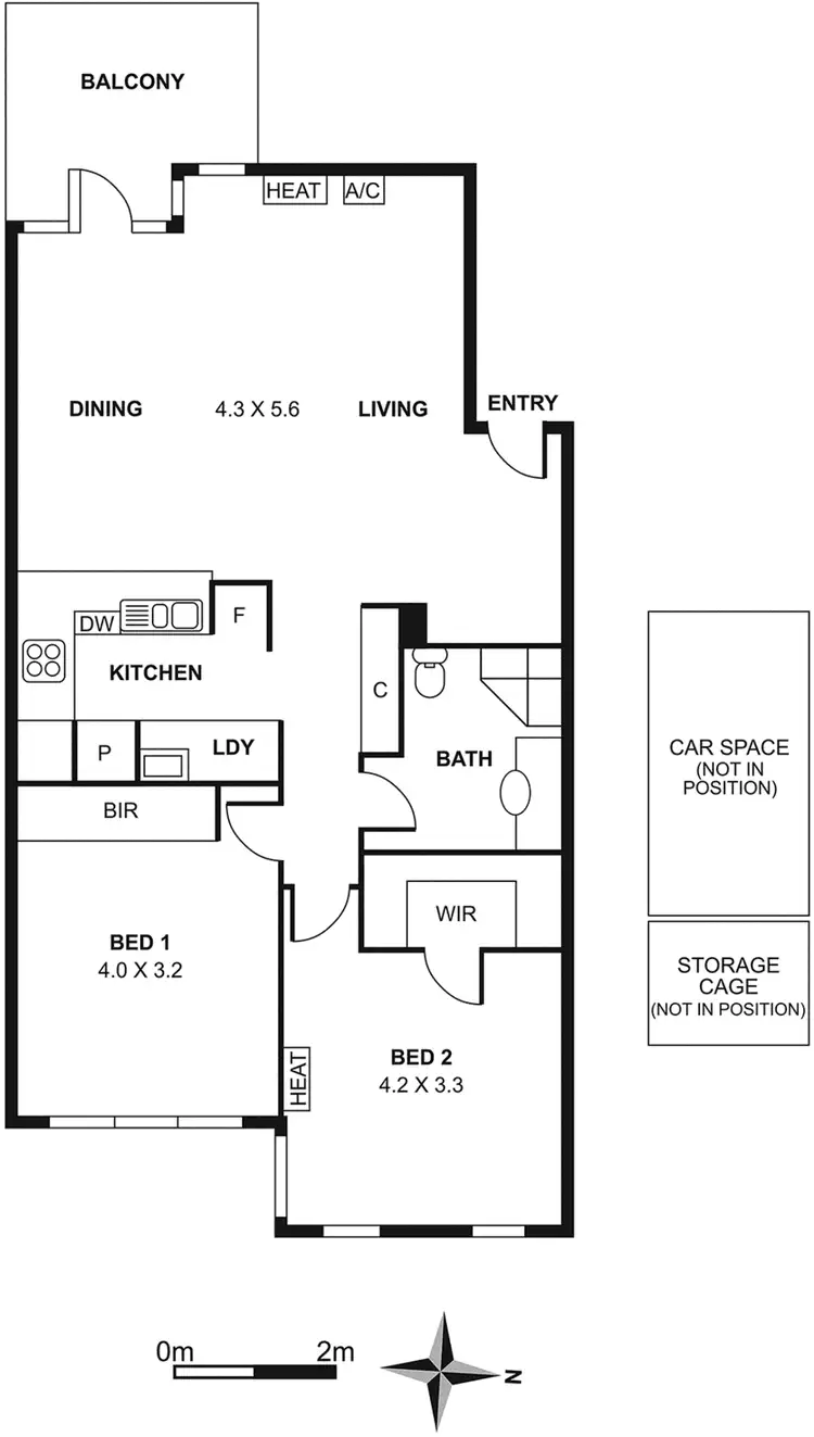 Floorplan of Homely apartment listing, 27/65-69 Riversdale Road, Hawthorn VIC 3122