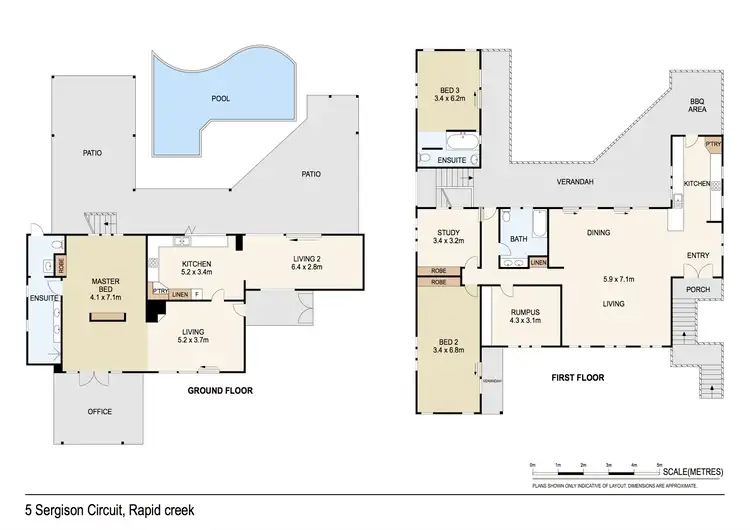 Floorplan of Homely house listing, 5 Sergison Circuit, Rapid Creek NT 810