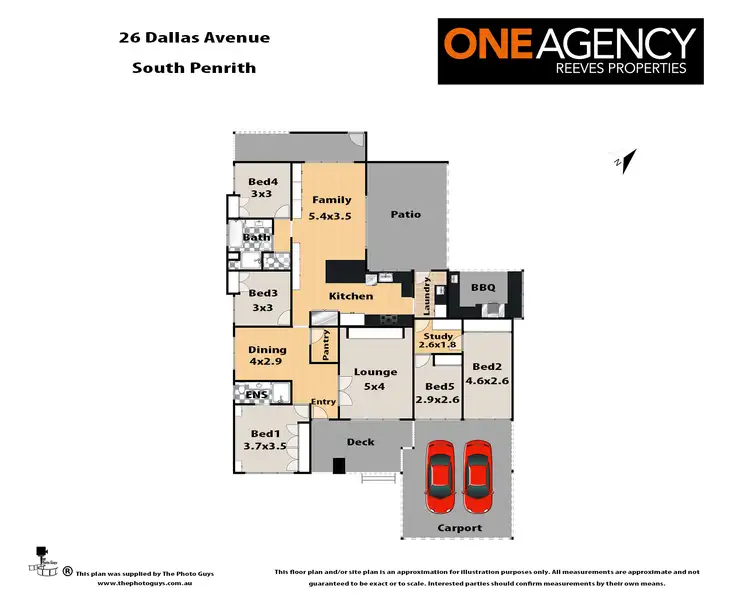 Floorplan of Homely house listing, 26 Dallas Avenue, South Penrith NSW 2750