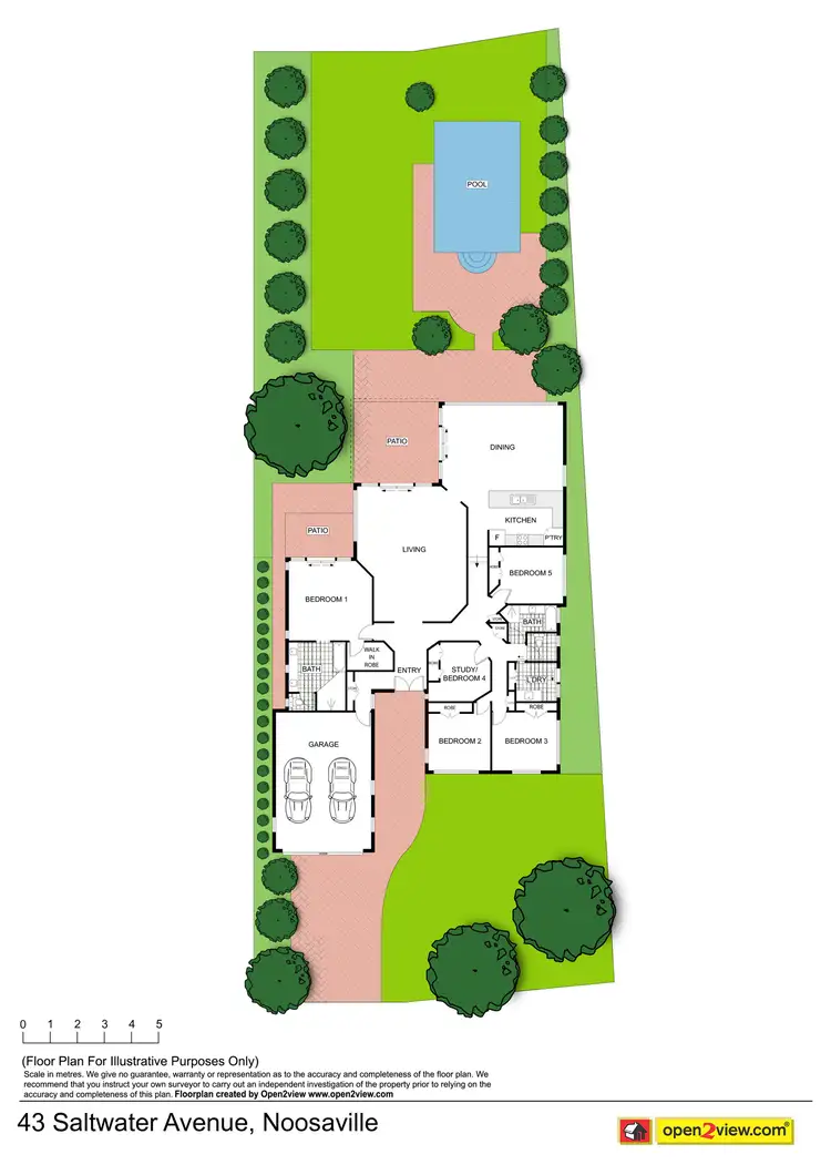 Floorplan of Homely house listing, 43 Saltwater Avenue, Noosa Waters QLD 4566