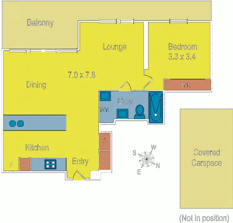 Floorplan of Homely apartment listing, 6/2 Horizon Drive, Maribyrnong VIC 3032