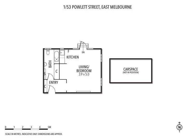 Floorplan of Homely apartment listing, 1/53 Powlett Street, East Melbourne VIC 3002