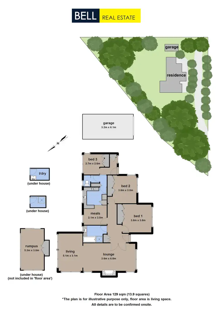 Floorplan of Homely house listing, 523 Basin-Olinda Road, Olinda VIC 3788