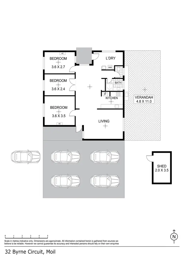 Floorplan of Homely house listing, 32 Byrne Circuit, Moil NT 810
