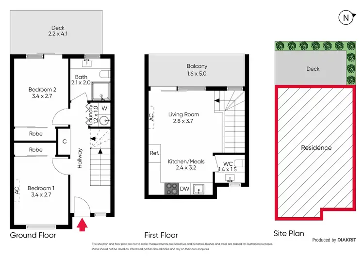Floorplan of Homely townhouse listing, 4/226 Gower Street, Preston VIC 3072